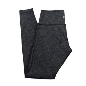 Lululemon Align Heathered Graphite Gray High Rise Legging Workout Pant